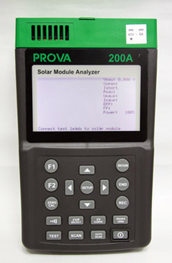 PROVA-200A (60V / 6A) 태양 전지, 태양 광 효율 및 IV Curve 특성 측정기